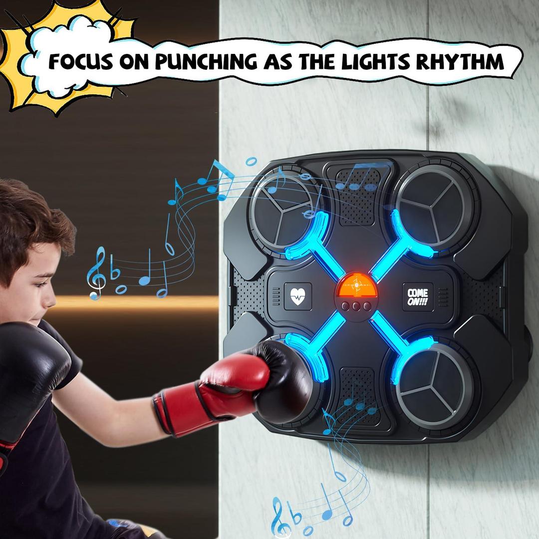 Smart Electronic Music Boxing Machine for Kids – Wall-Mounted Fun